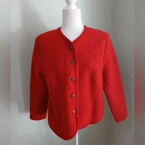 Vintage Marion Donaldson Wool Button Front Jacket